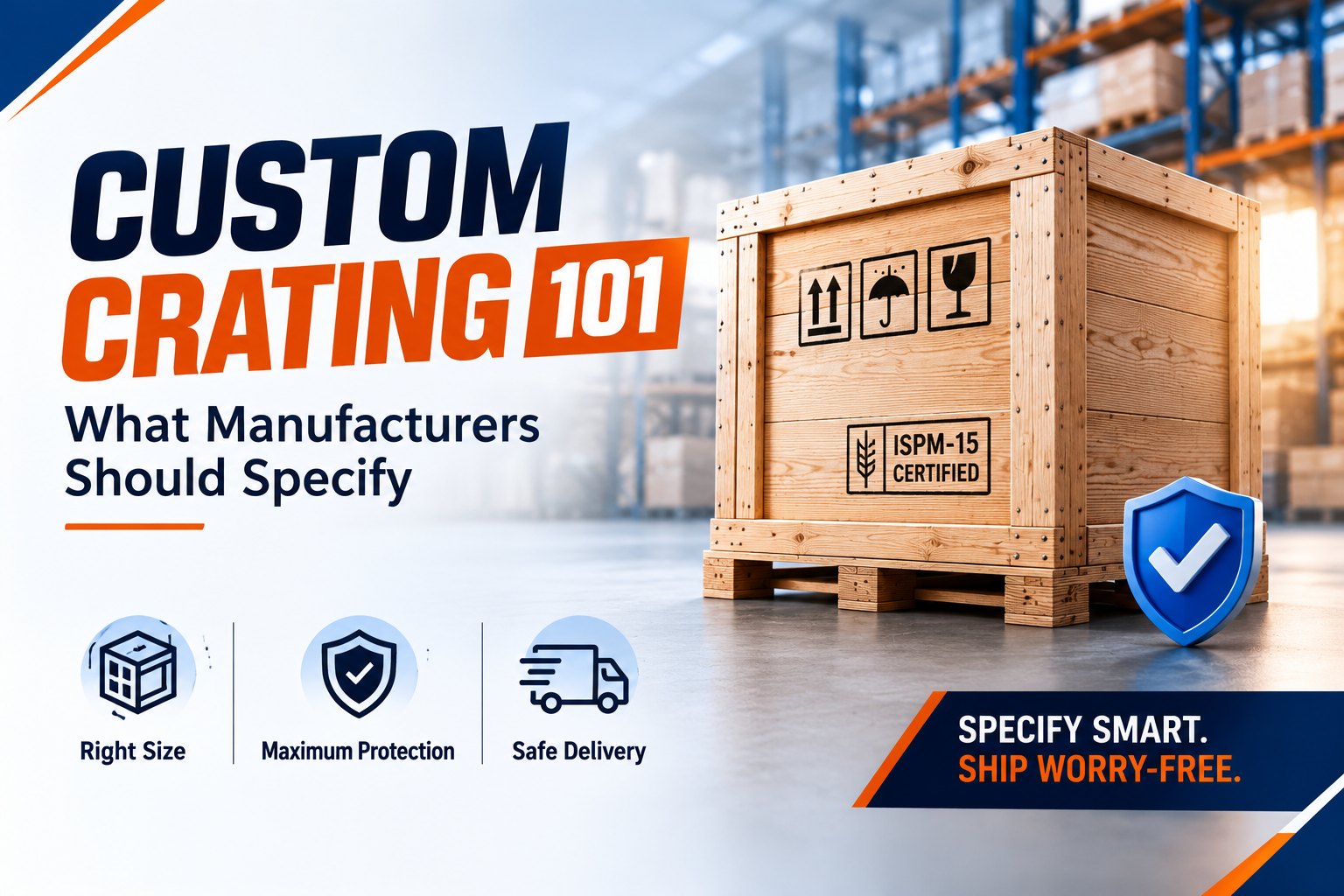 Custom Crating 101: What Manufacturers Should Specify