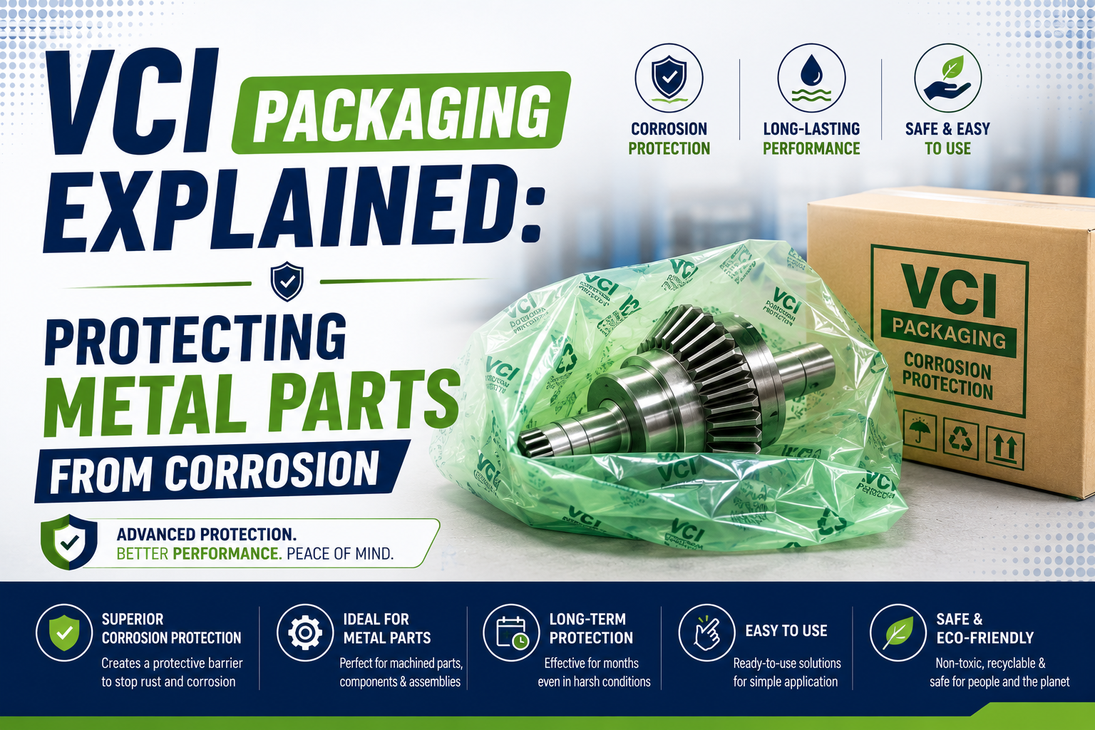 VCI Packaging Explained: Protecting Metal Parts from Corrosion
