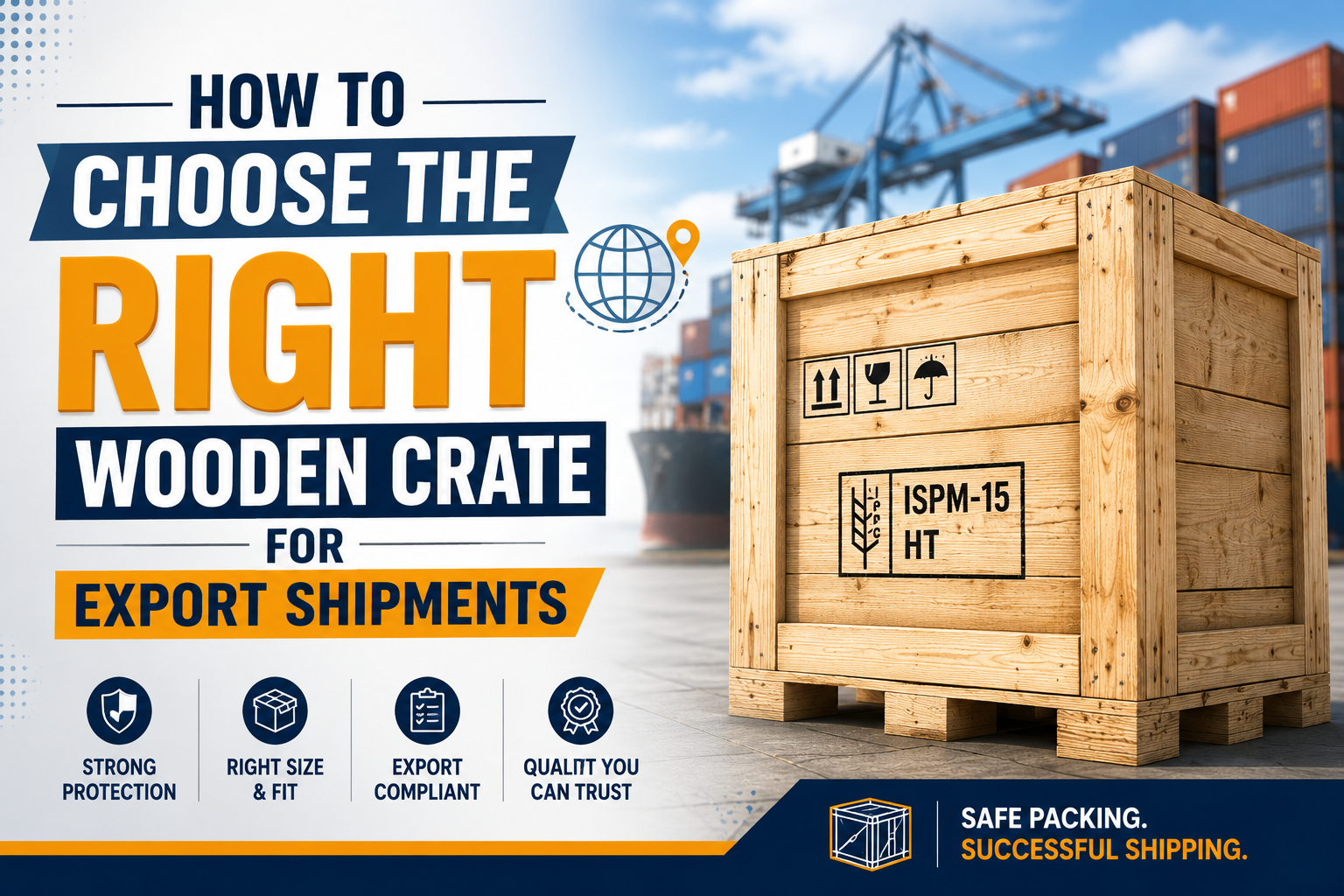 How to Choose the Right Wooden Crate for Export Shipments